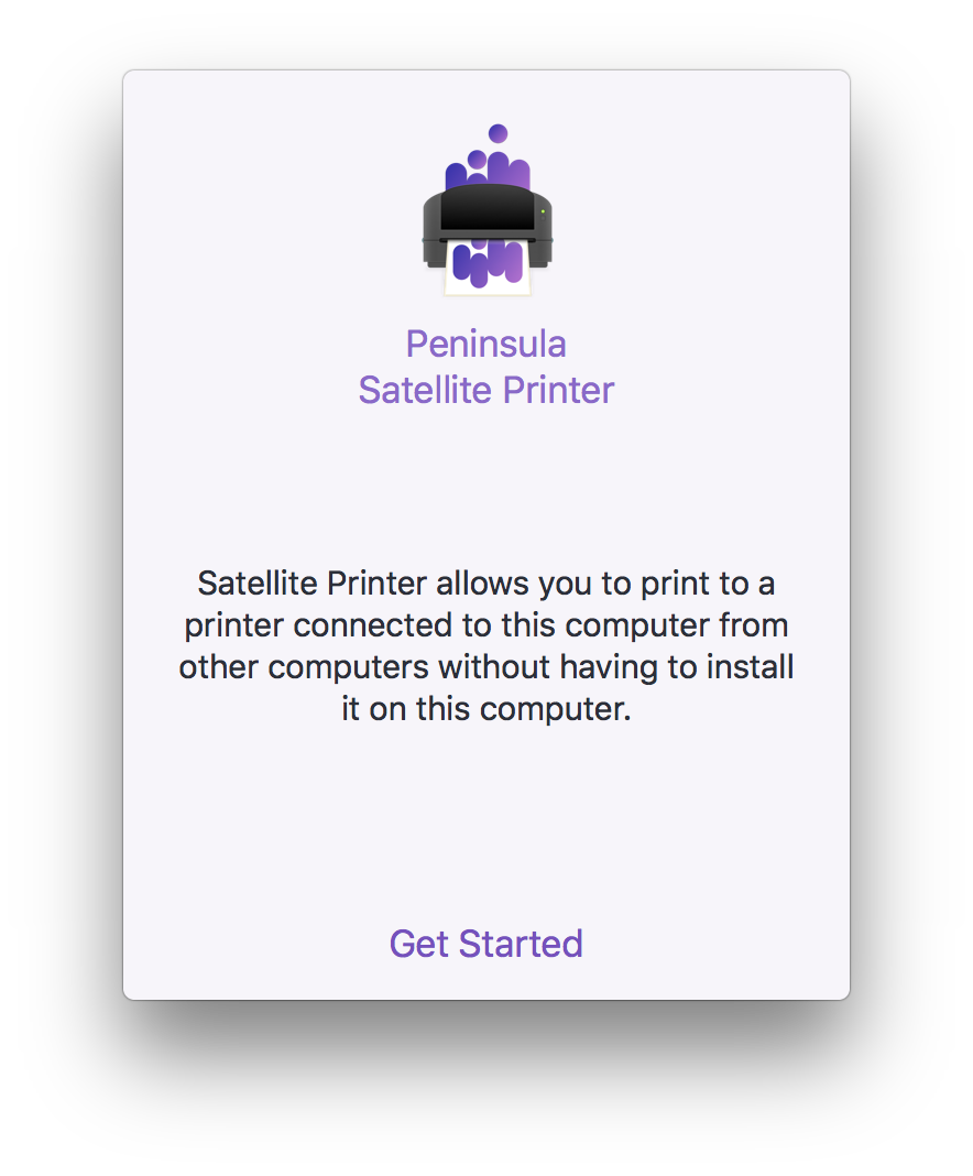 Satellite Printer Intro Screen 1